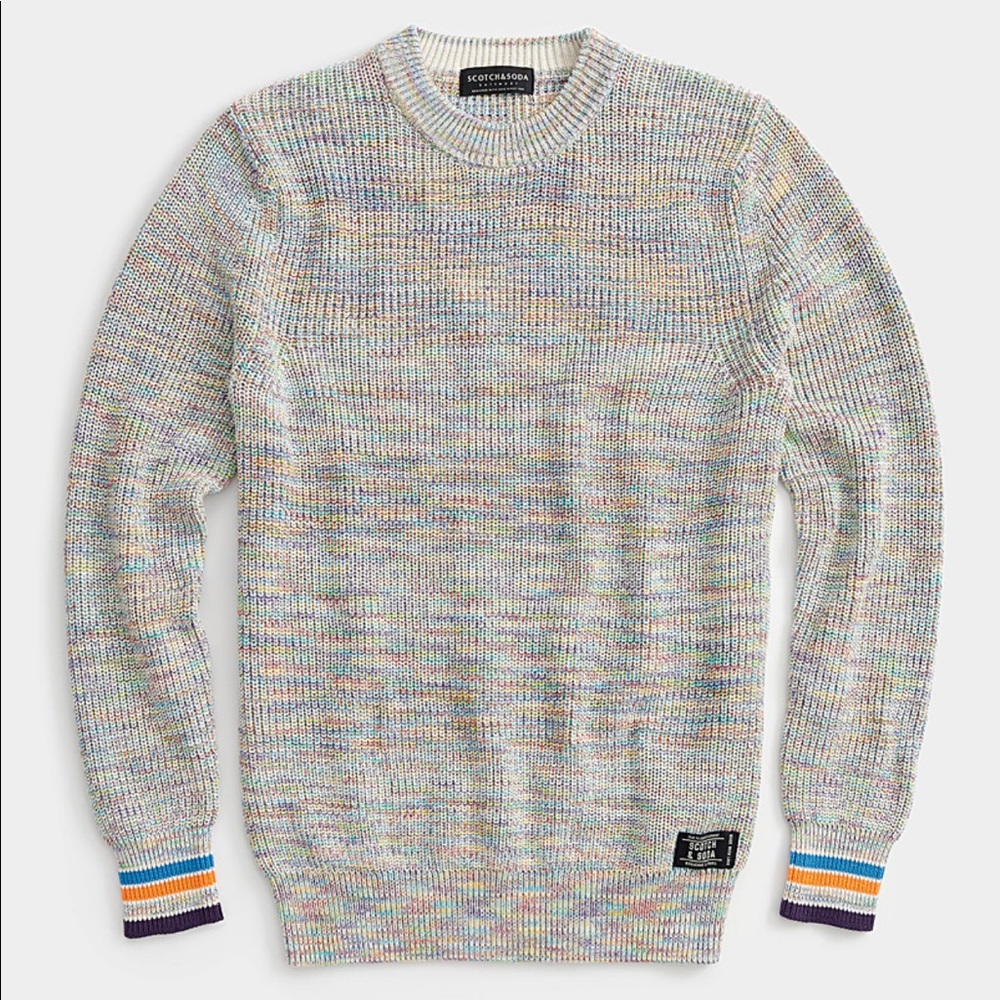 Scotch & Soda Heathered Rainbow Sweater